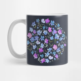 Fresh Flowers Purple Mug